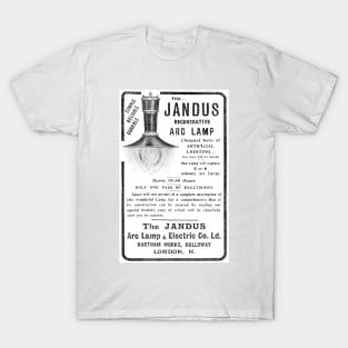 The Jandus Arc Lamp & Electric Co. - 1910 Vintage Advert T-Shirt